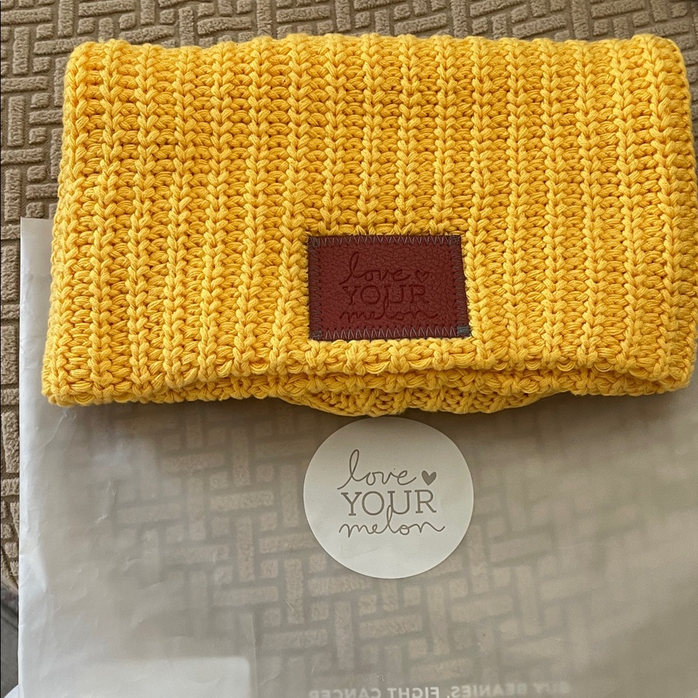Love Your Melon Bright Yellow Beanie